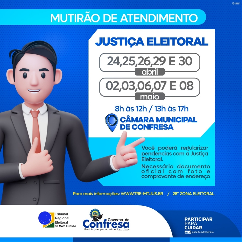 Noticia mutirao-de-regularizacao-eleitoral-esta-sendo-realizado-em-confresa-atendimento-segue