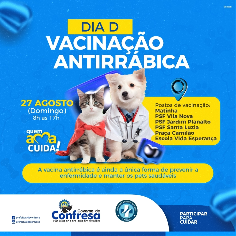 Dia D de vacinação...