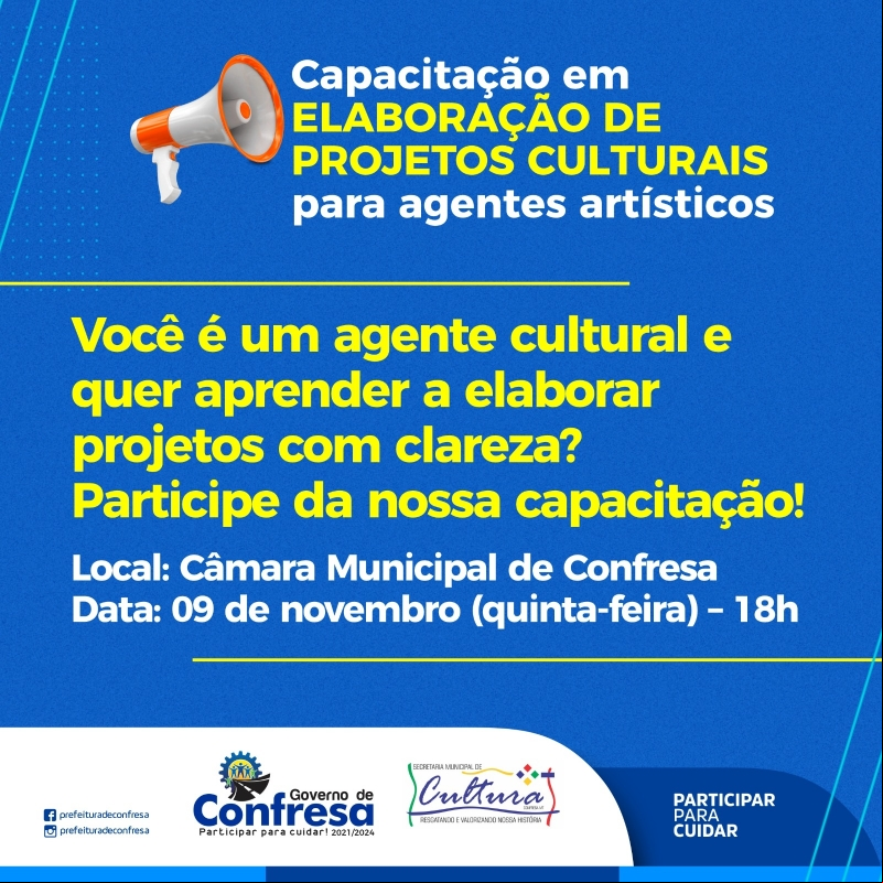 Noticia secretaria-municipal-de-cultura-divulga-capacitacao-em-elaboracao-de-projetos-para