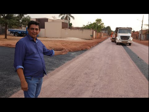 Pavimentação urbana em Confresa - Setor da Saúde